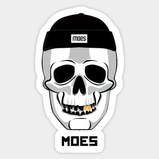 Skeleton Moes Sticker